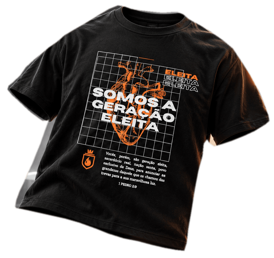 Camiseta preta da coleção Eleita